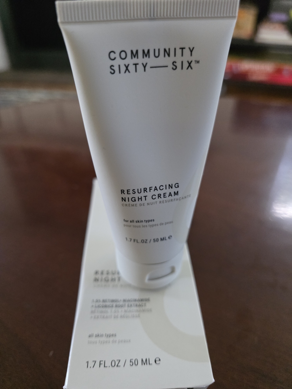 Community Sixty-Six Resurfacing Night Cream - White